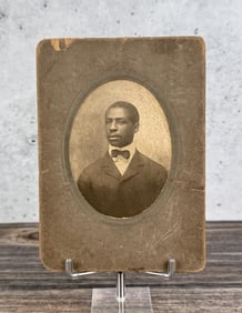 Identified African American Man Cabinet Photo