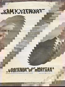 Sam Stewart Montana Governor Poster