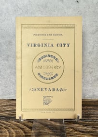 1894 Virginia City Nevada Business Directory