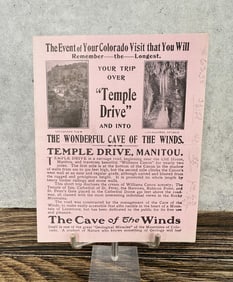 Colorado Temple of the Winds Brochure