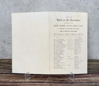 International Organisation of Good Templars List