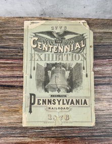 1876 The Centennial Exhibition Booklet