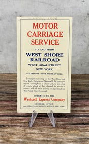 Wescott Express Motor Carriage Service Map
