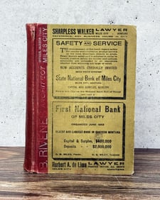 1912 Butte Montana Polk's Directory