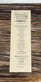 W.A. Clark Montana Democratic Political Ticket