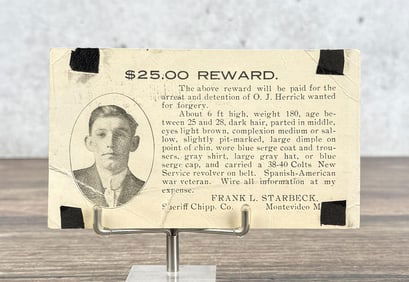 Montevideo Minnesota Fugitive Wanted Poster