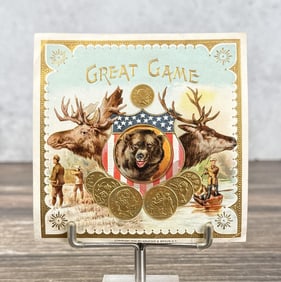 Great Game Cigar Box Label
