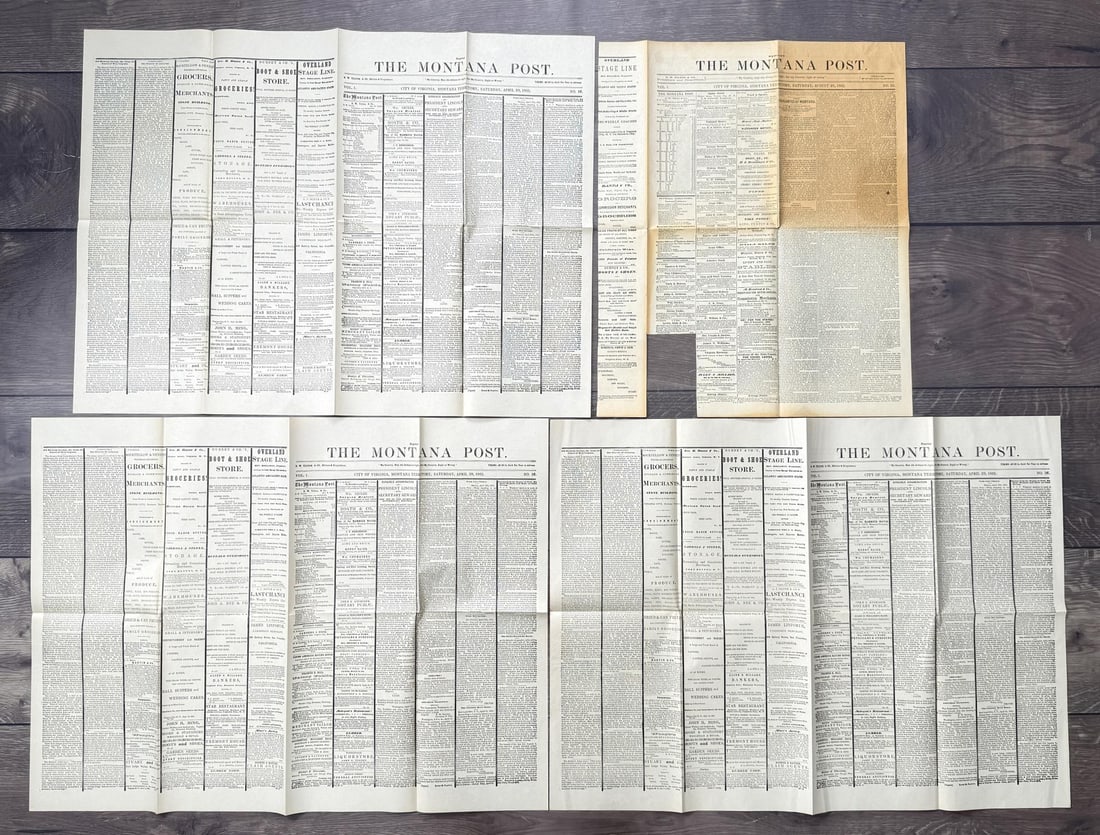 The Montana Post Newspaper: All reprints