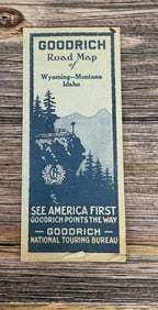 Goodrich See America First Road Map Montana