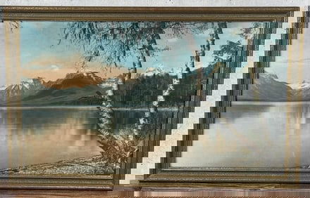 RE Marble Lake Mcdonald Glacier Park Montana Photo