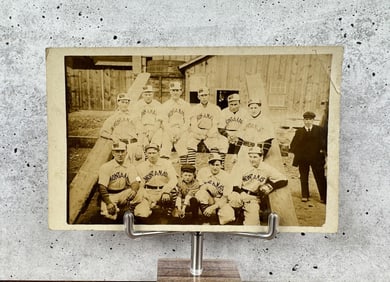 Montanas Montana Baseball Team RPPC Postcard