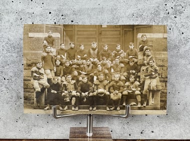 Collegiate Football Team RPPC Postcard