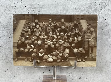 Collegiate Football Team RPPC Postcard
