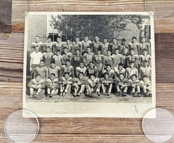 High School Football Team Signed Photo