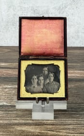 Antique Daguerreotype Photo of Sisters
