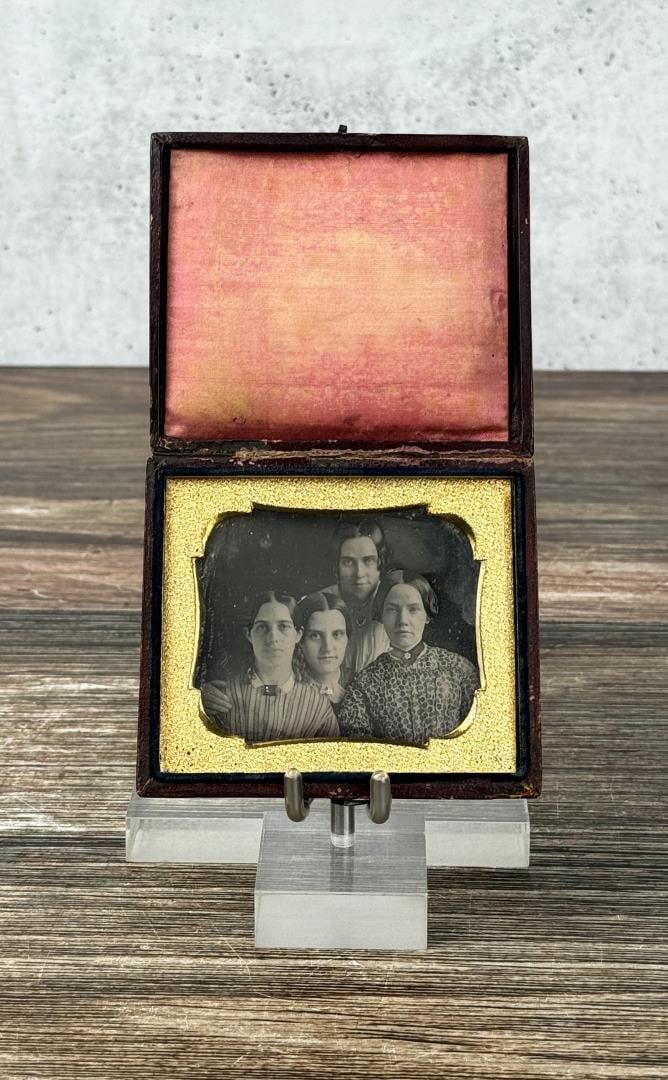 Antique Daguerreotype Photo of Sisters (1 of 3)