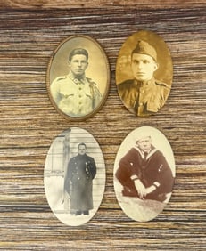 Collection of Celluloid Photo Pocket Mirrors