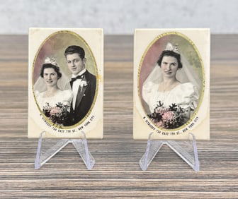 Collection of Celluloid Photo Pocket Mirrors