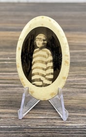Celluloid Photo Pocket Mirror Halloween Costume