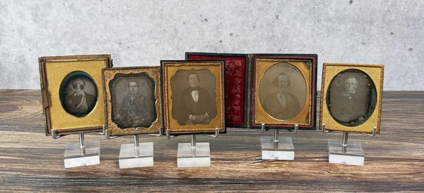 Collection of Antique Daguerreotype Photos