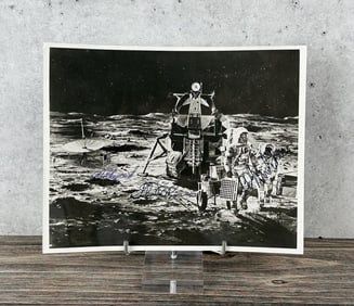 NASA Apollo 14 Crew Signed Autographed Photo