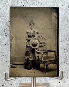 African American Free Black Woman Tintype Photo