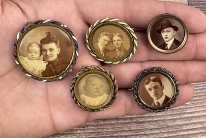 Collection of Photo Buttons Pins