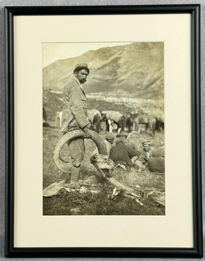 Colonel A.E. Stewart India Shikari Ibex Hunt Photo (1 of 3)