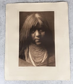 Edward Curtis Hwalya Yuma Photogravure