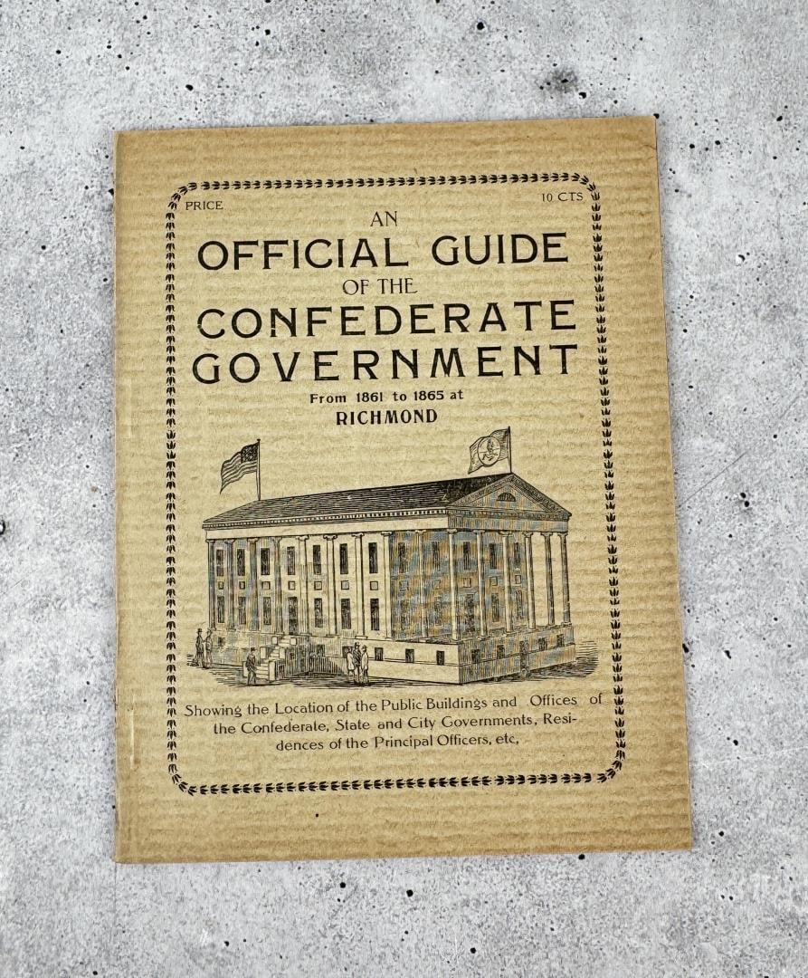 An Official Guide of the Confederate Government (1 of 5)
