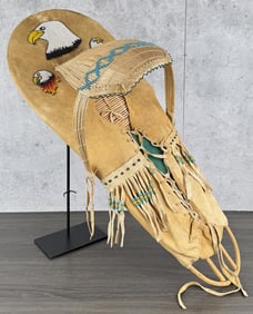 Paiute Native American Indian Beaded Cradleboard