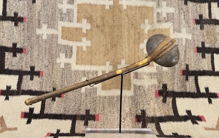 Antique Sioux Native American Indian War Club