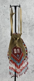 Apache Native American Indian Beaded Bag