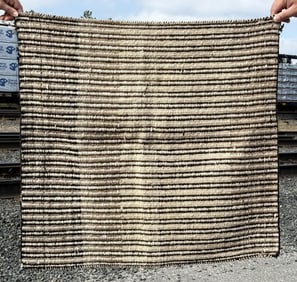 Navajo Indian Twill Saddle Blanket Rug