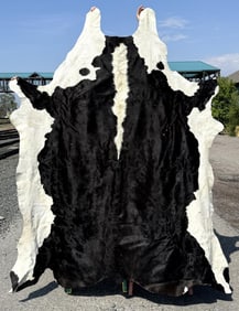 Tanned Holstein Cow Steer Bull Rug