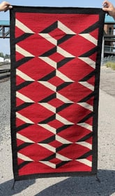 Navajo Indian Ganado Geometric Rug