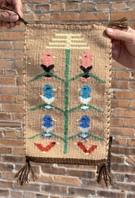 Navajo Indian Tree of Life Sampler Rug