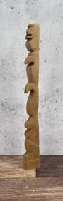 Haida Northwest Coast Indian Carved Totem Pole