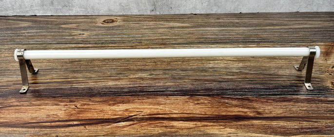 Milk Glass Hotel Towel Rack Bar
