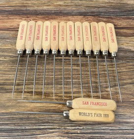 Old Stock 1939 San Francisco Worlds Fair Ice Picks