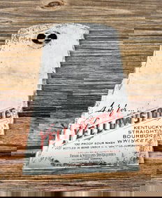 Yellowstone Whiskey Advertising Mirror