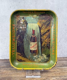 Yellowstone Whiskey Advertising Tray