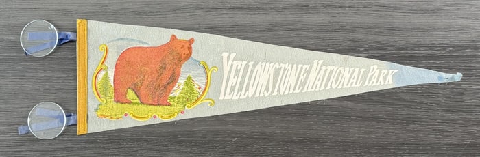 Yellowstone National Park Felt Souvenir Pennant