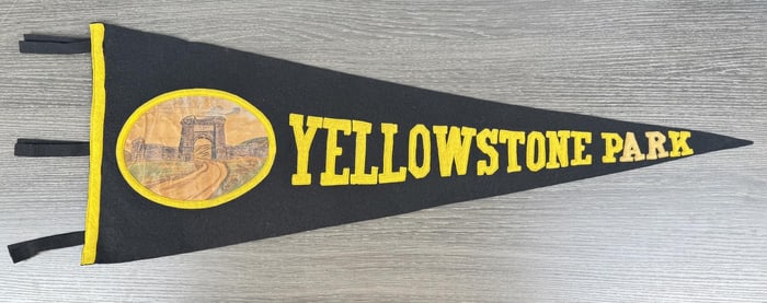 Yellowstone National Park Felt Souvenir Pennant