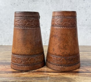 Montana Tooled Leather Cowboy Cuffs