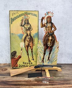 German Indian On Horseback Shooting Game