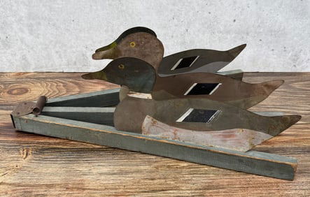 J.W. Reynolds Trifold Metal Duck Decoys
