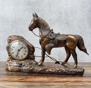 Dodge Gladys Brown Edwards Horse Clock