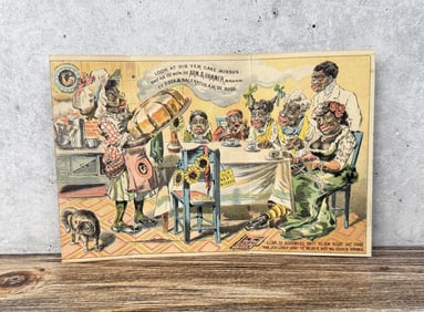 1885 Arm And Hammer Black Americana Trade Card