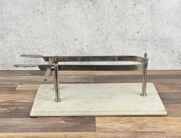 Will & Finck Marble Base Ham Holder Roast Stand